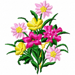 Flowers And Tree Embroidery Design 10 Flowers And Tree Embroidery Design 10